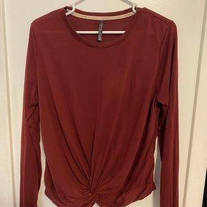 Calvin Klein Performance Burgundy long sleeve